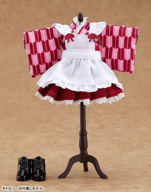Nendoroid Doll Outfit Set Japanese-Style Maid Pink