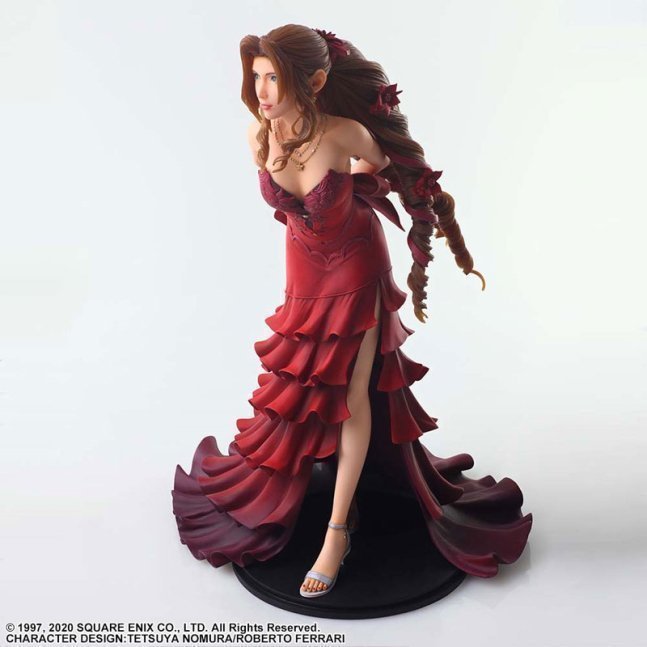 Aerith Gainsborough STATIC ARTS Figure Dress Ver. -- Final Fantasy VII Remake