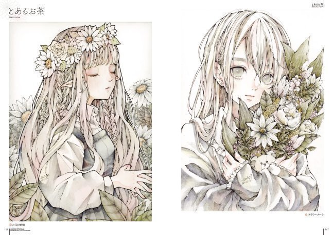 Hyakkaryouran FLOWER and GIRLS STYLE ILLUSTRATIONS