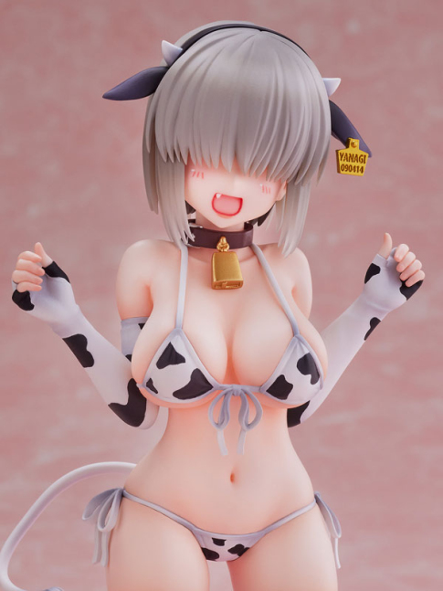 Yanagi Uzaki 1/7 Figure Cow Pattern Bikini -- Uzaki-chan wa Asobitai! W