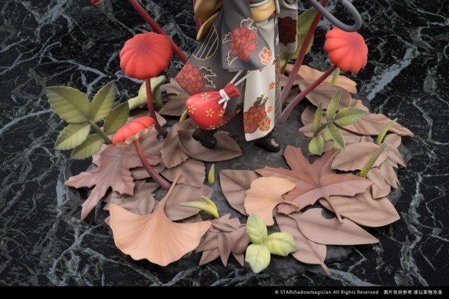 Mushroom Girls Series No.6 Marasmius Haematocephalus 1/1 Complete Figure