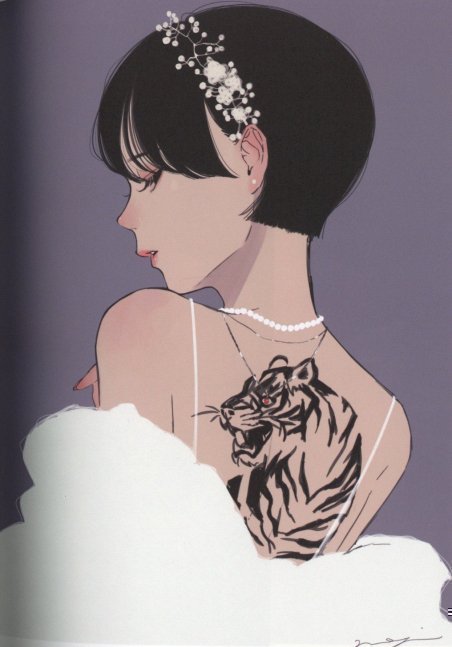 Moon and Eyebrow Nagi Art Book