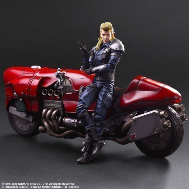 Roche & Motorcycle Set PLAY ARTS Kai Action Figure -- Final Fantasy VII REMAKE