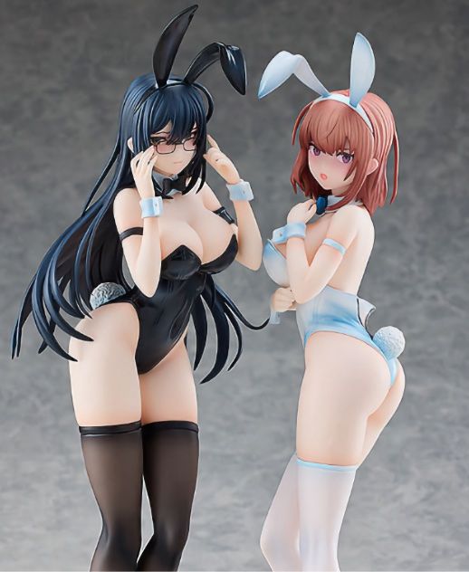 Icomochi Original Character Black Bunny Aoi & White Bunny Natsume 2 Figure Set 1/6 Figure