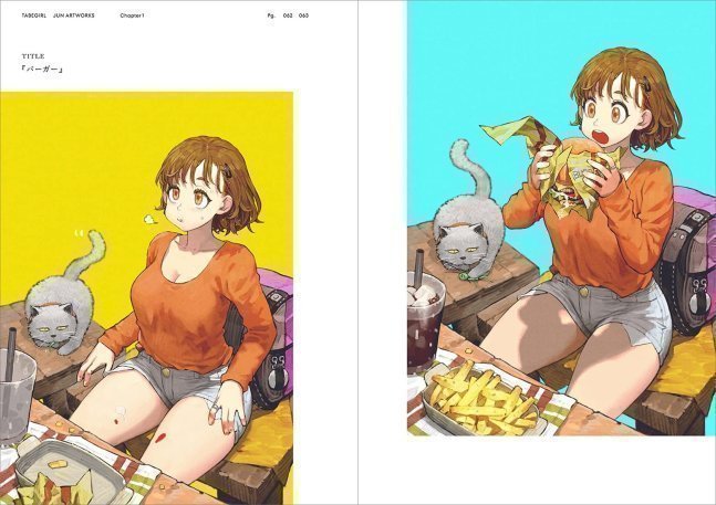 TabeGirl - Jun Artworks