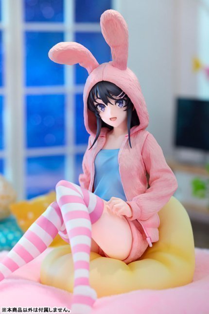 Mai Sakurajima KDcolle Figure Hoodie*Look Rabbit Ears ver. KADOKAWA Special Set