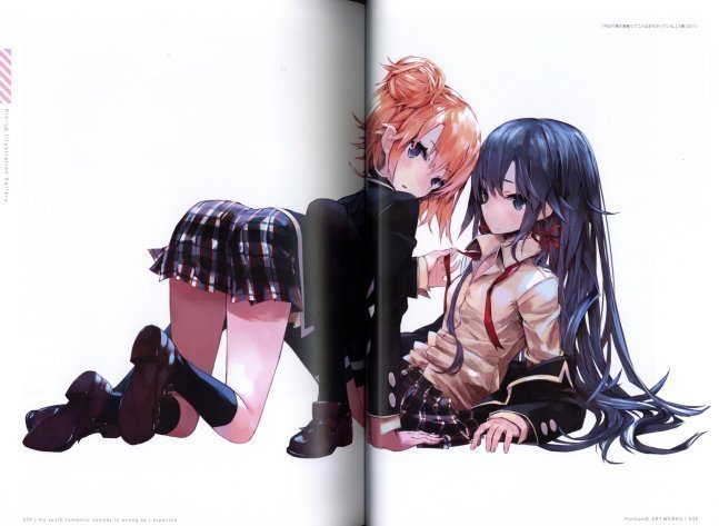 My Teen Romantic Comedy SNAFU Ponkan 8 Art Works - Yahari Ore no Seishun Lovecome ha Machigatteiru