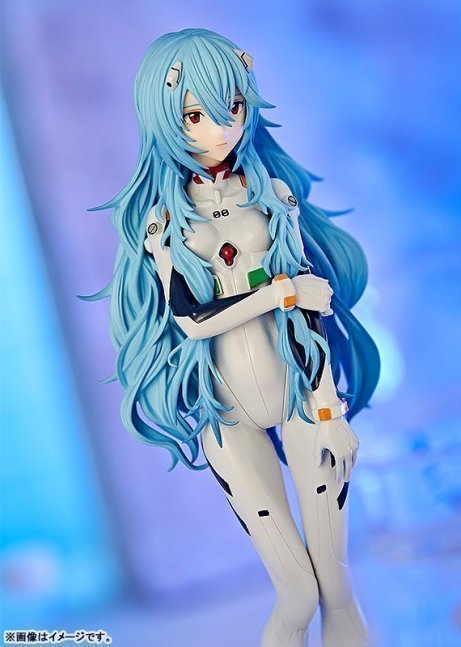 Rei Ayanami POP UP PARADE Figure Long Hair Ver. -- Rebuild of Evangelion