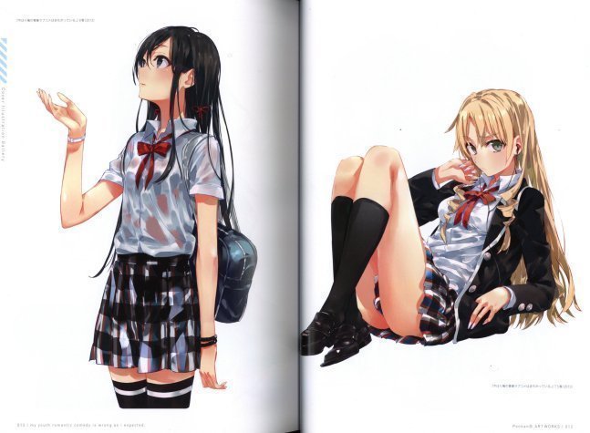 My Teen Romantic Comedy SNAFU Ponkan 8 Art Works - Yahari Ore no Seishun Lovecome ha Machigatteiru