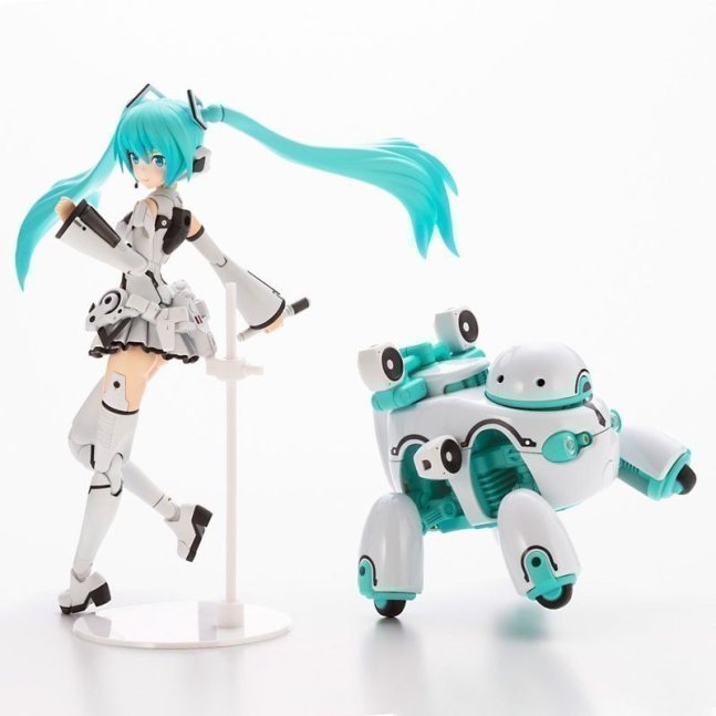 Frame Arms Girl FRAME MUSIC GIRL HATSUNE MIKU [MARUTTOYS Ver.] with TAMOTU [MIKU Ver.] Plastic Model