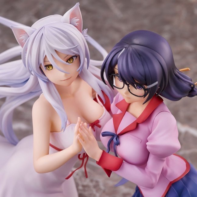Tsubasa Hanekawa 2 Figures Set -- "Nekomonogatari"