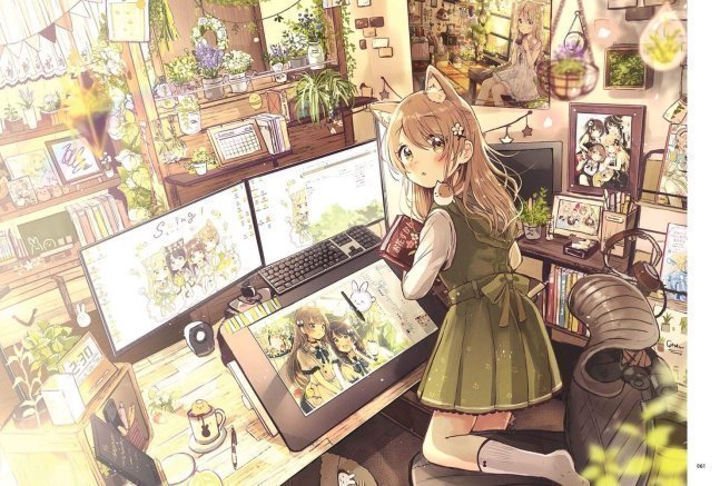 Fluffy - Oriko Sakura Artworks
