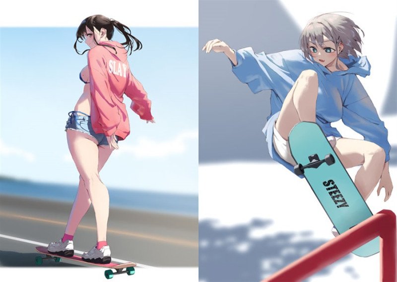 Aoitori High School Illustrations 14