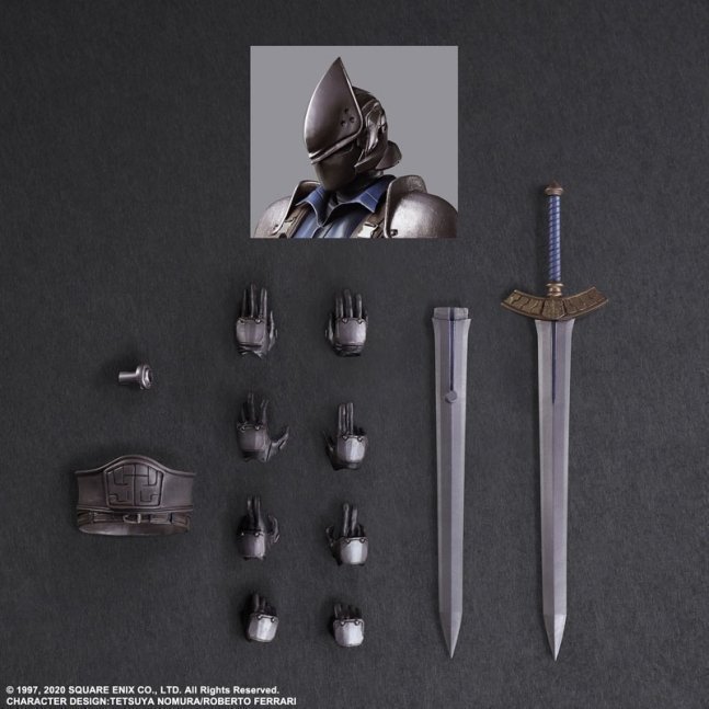 Roche & Motorcycle Set PLAY ARTS Kai Action Figure -- Final Fantasy VII REMAKE