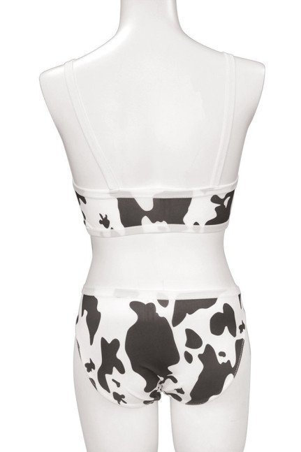Cow Print Sports Bra & Shorts - Otokonoko 2L