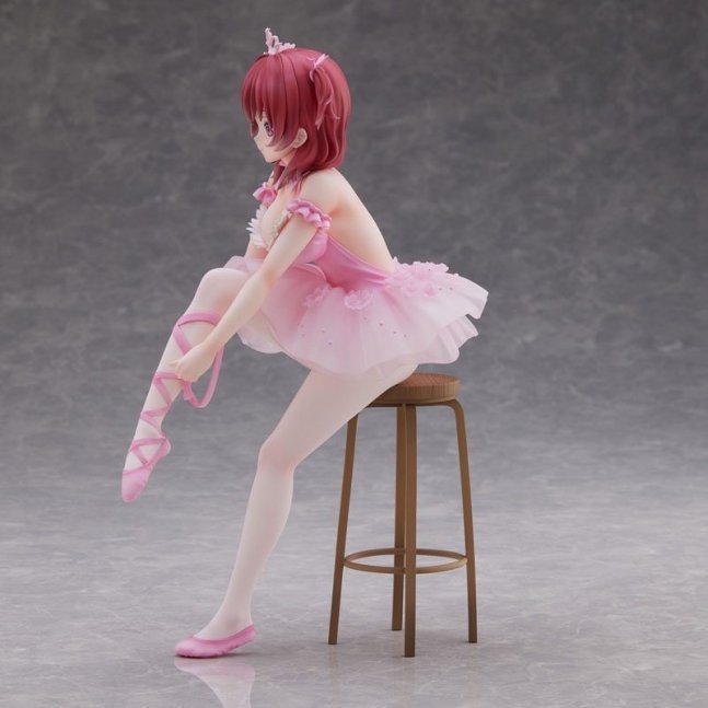 "Flamingo Ballet Group" Red Hair Girl Figure Illustrated by Anmi