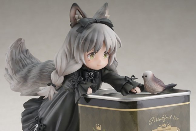 Original Deformed Figure 'DLC' Series Vol.1 'Tea Time Cats': 'Li Howe'
