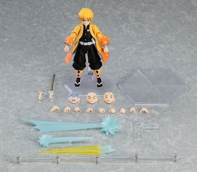 Zenitsu Agatsuma Figma Action Figure DX Edition -- Demon Slayer: Kimetsu no Yaiba