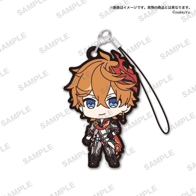 Genshin Impact Capsule Rubber Strap vol.4 Full Set of 8
