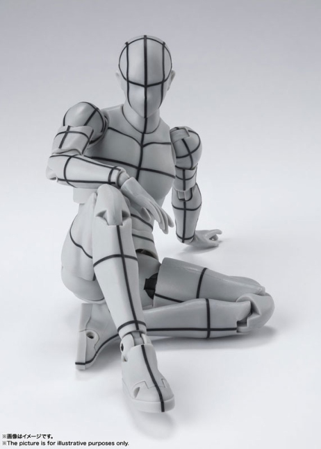 S.H.Figuarts Body-kun -Wire Frame- (Gray Color Ver.)