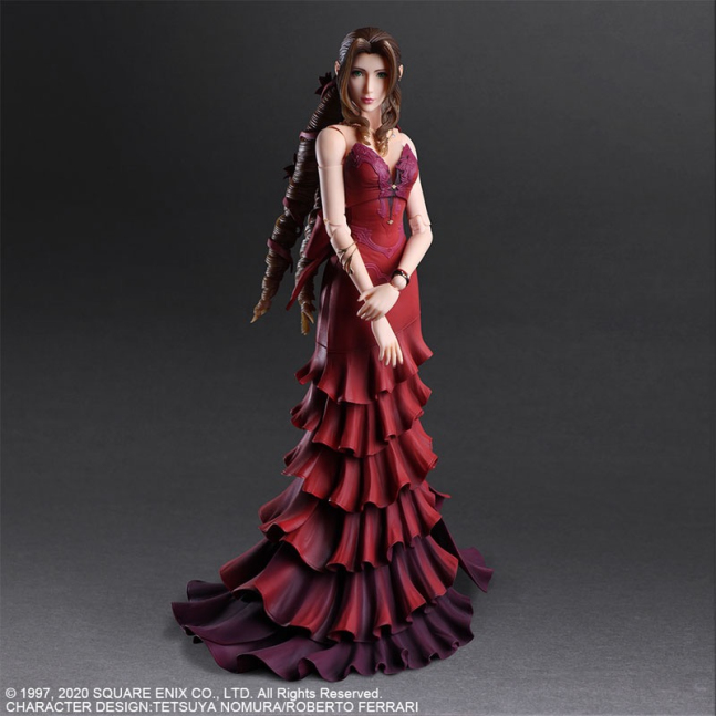 Aerith Gainsborough PLAY ARTS Kai Action Figure Dress Ver. -- Final Fantasy VII Remake