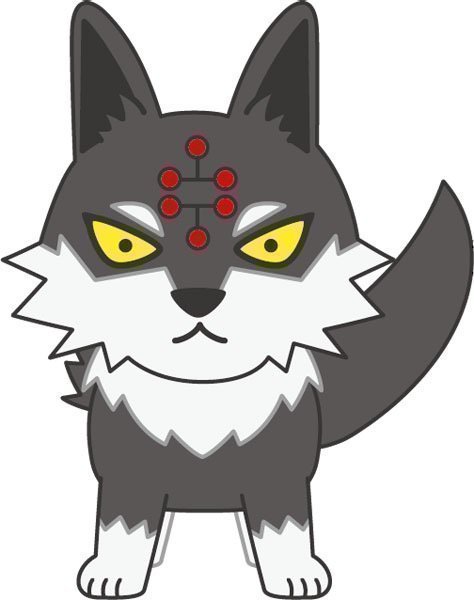 Fushiguro's Shikigami Plush Keychain Divine Dog: Totality -- Jujutsu Kaisen