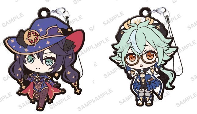 Genshin Impact Capsule Rubber Strap vol.2 Full Set of 9