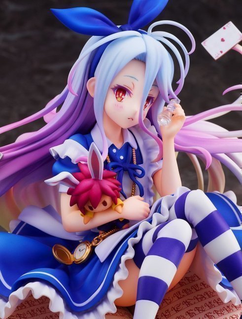Shiro 1/7 Figure -Alice in Wonderland Ver.- -- No Game No Life