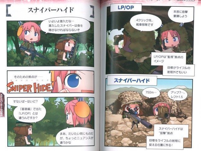Learn Sniper Techniques from Illustrations -- Moe Encyclopedia