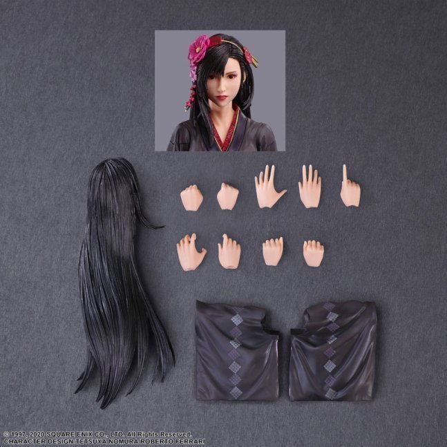 Tifa Lockhart PLAY ARTS Kai Action Figure -Exotic Style Dress Ver.- -- Final Fantasy VII