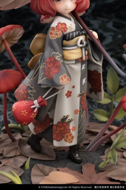 Mushroom Girls Series No.6 Marasmius Haematocephalus 1/1 Complete Figure