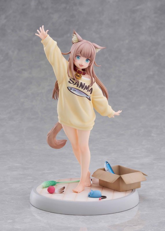 My Cat Is A Kawaii Girl KINAKO -Play With Ver.- PVC Figure