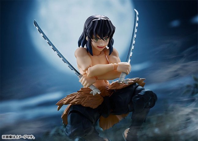 Inosuke Hashibira Figma Action Figure STD Edition -- Demon Slayer: Kimetsu no Yaiba