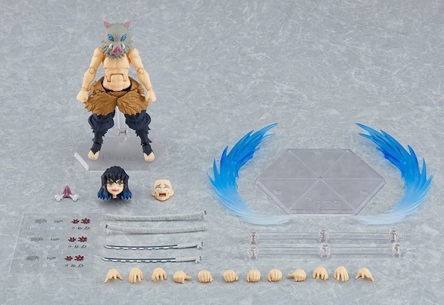 Inosuke Hashibira Figma Action Figure DX Edition -- Demon Slayer: Kimetsu no Yaiba
