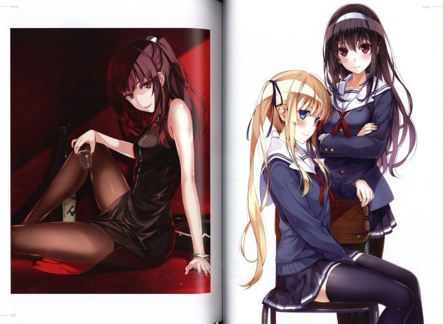 Saekano: How to Raise a Boring Girlfriend - Misaki Kurehito Artworks Vol.1 Flat