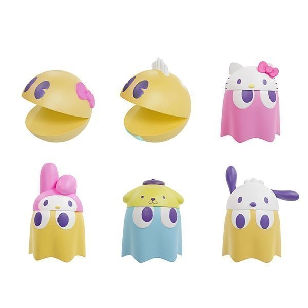 Chibi Collect Figure vol.1 Pac-Man x Sanrio Characters 6 Pack BOX