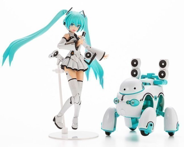 Frame Arms Girl FRAME MUSIC GIRL HATSUNE MIKU [MARUTTOYS Ver.] with TAMOTU [MIKU Ver.] Plastic Model