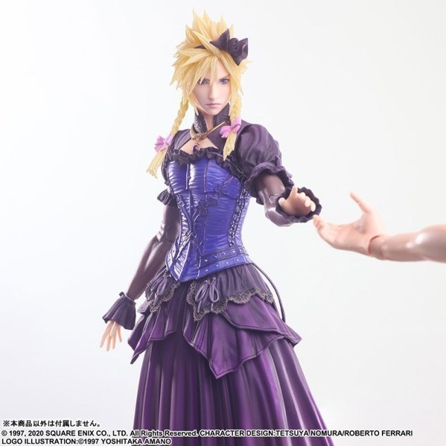 Cloud Strife PLAY ARTS Kai Figure -Dress Ver. -- Final Fantasy VII