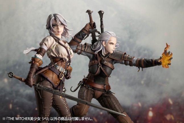 Ciri 1/7 THE WITCHER BISHOUJO Figure -- The Witcher