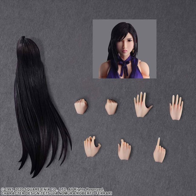 Tifa Lockhart PLAY ARTS Kai Action Figure -Dress Ver.- -- Final Fantasy VII Remake