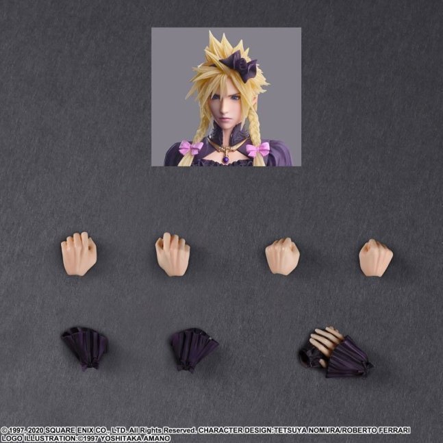 Cloud Strife PLAY ARTS Kai Figure -Dress Ver. -- Final Fantasy VII
