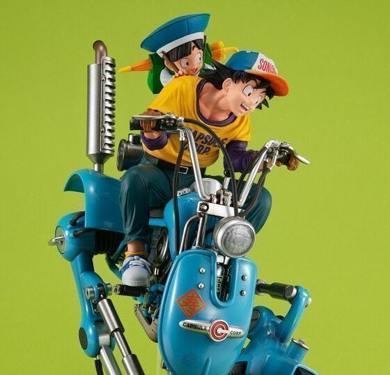 Son Goku & Gohan & Bipedal Walking Robot Desktop Real McCoy EX Figure