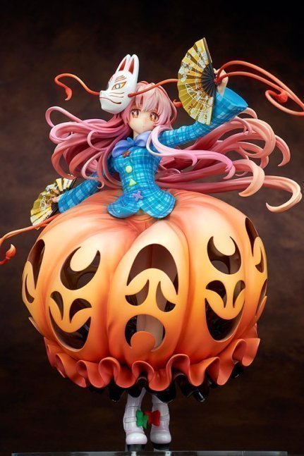 "The Expressive Poker Face" Kokoro Hatano 1/8 Figure [Light Arms Edition] -- Touhou Project