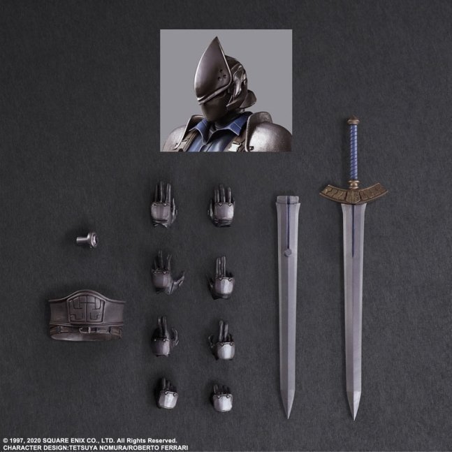 Roche PLAY ARTS Kai Action Figure -- Final Fantasy VII REMAKE