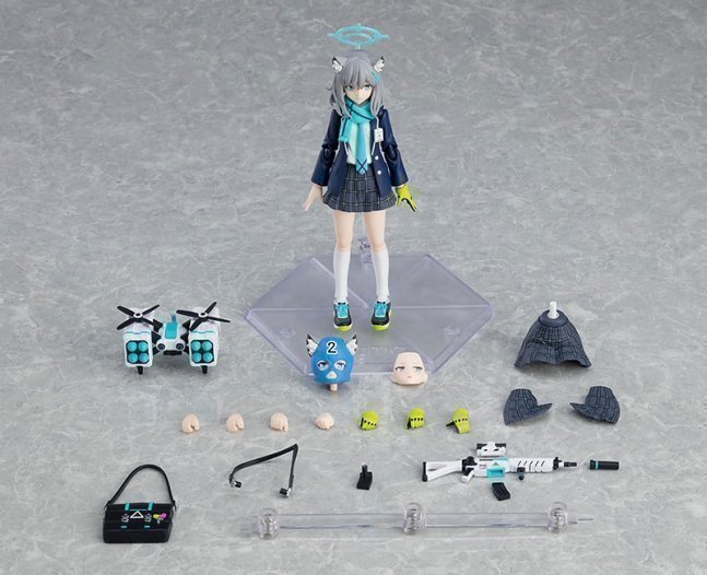Shiroko Sunaookami Figma Action Figure -- Blue Archive