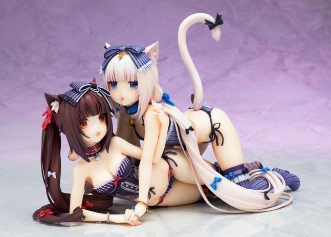 Chocola & Vanilla Figure -- Nekopara