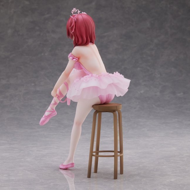 "Flamingo Ballet Group" Red Hair Girl Figure Illustrated by Anmi