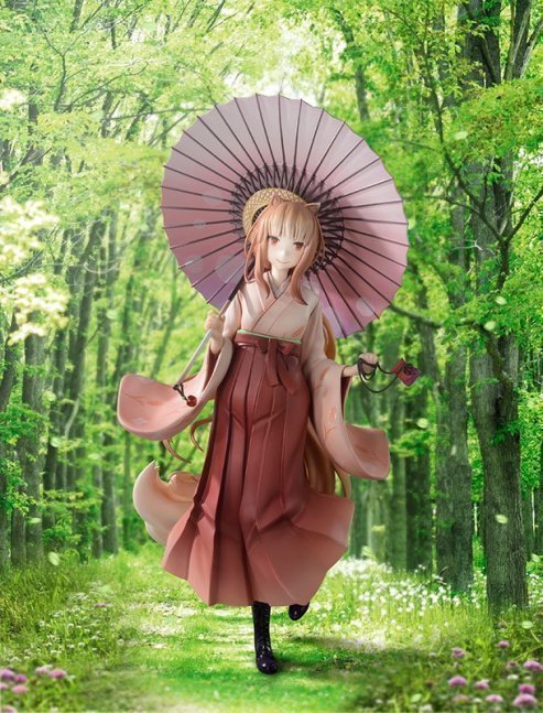 Holo 1/6 Figure Hakama Ver. -- Spice and Wolf