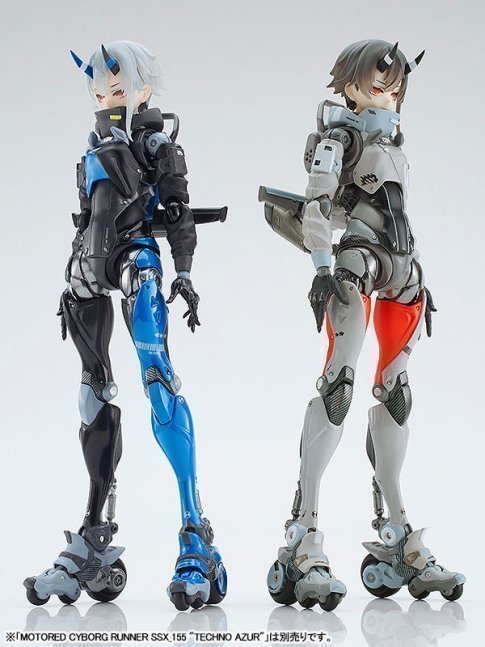 SSX_155 Action Figure "MANDARIN SURF" ver. -- SHOJO-HATSUDOKI MOTORED CYBORG RUNNER