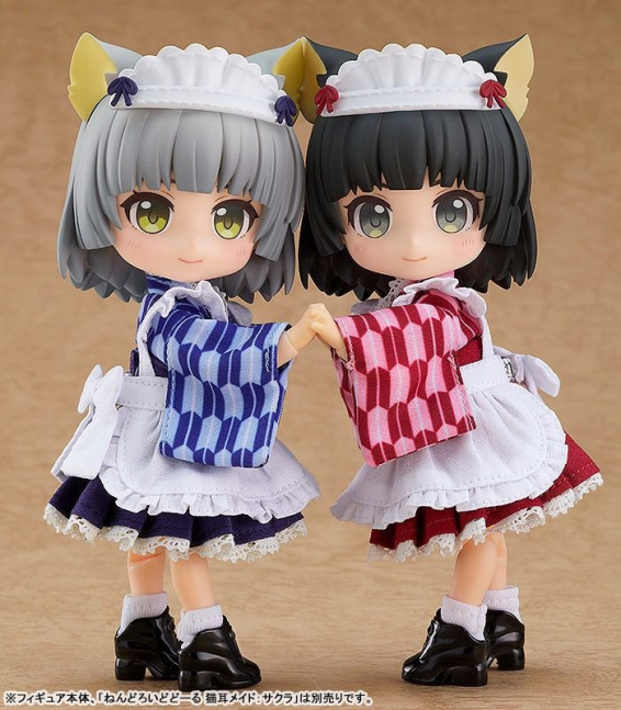Nendoroid Doll Outfit Set Japanese-Style Maid Blue